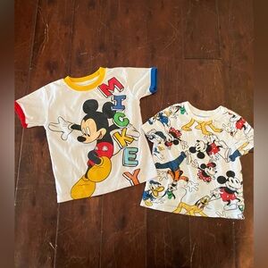 Mickey Mouse Disney Shirt Bundle 2T